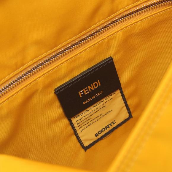 Fendi Bucket Bag Yellow Messenger Nylon Shoulder - Picture 4 of 5